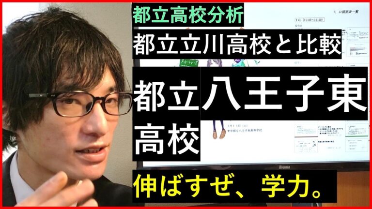 東京都立八王子東高等学校の偏差値分析