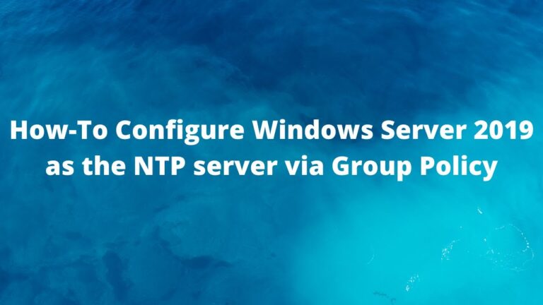 AD NTPサーバー設定の最適化ガイド