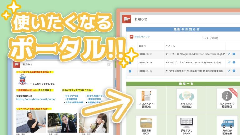 ポータル画面の基本と活用法