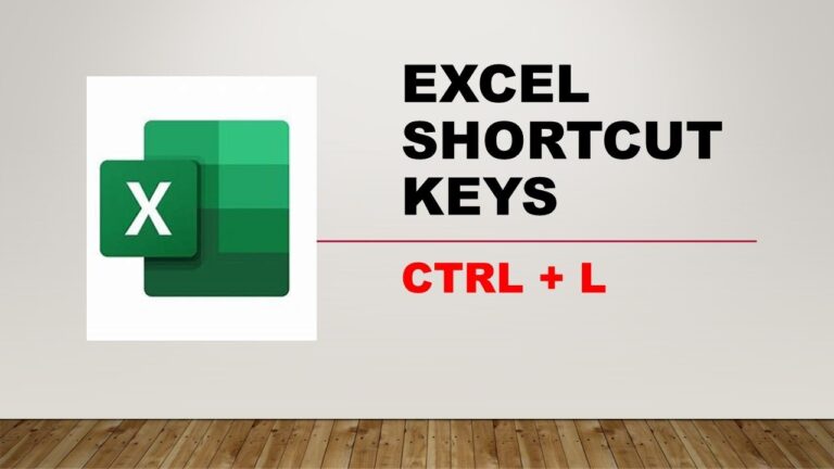 エクセルの効率的な使い方：Ctrl + Lの活用法