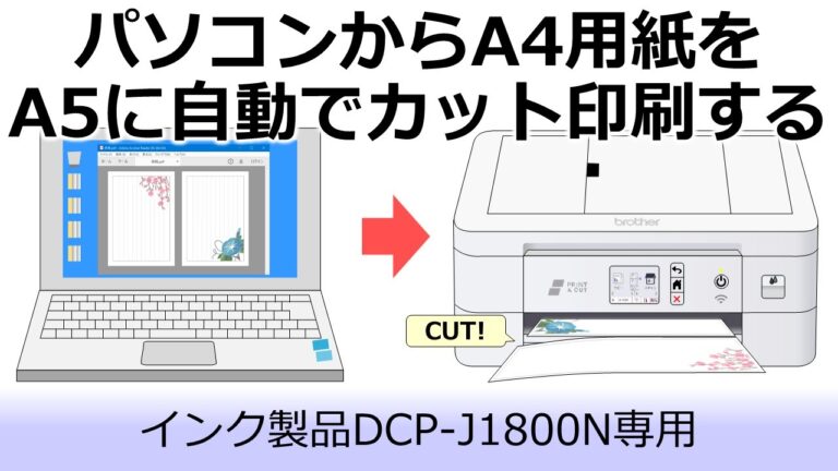 A4をA6に縮小する方法