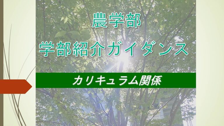 明治大学履修ガイドのすべて