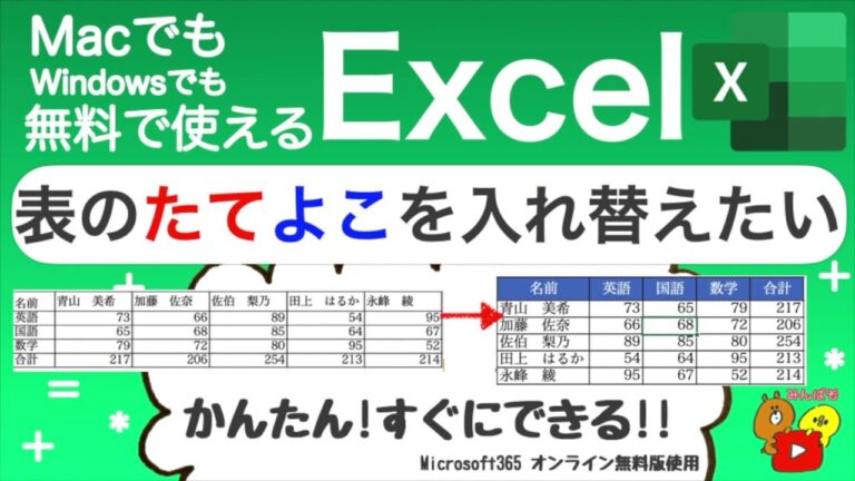 エクセルで縦横の数字を効率的に管理する方法