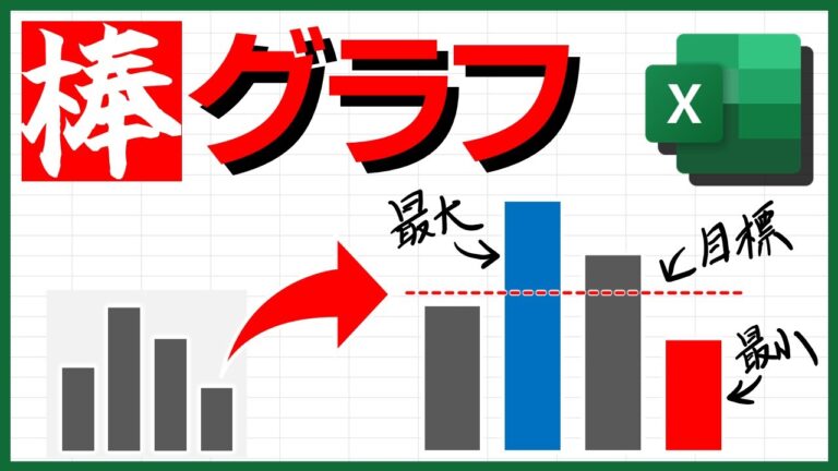 エクセルで数字を活用した棒グラフの作成法