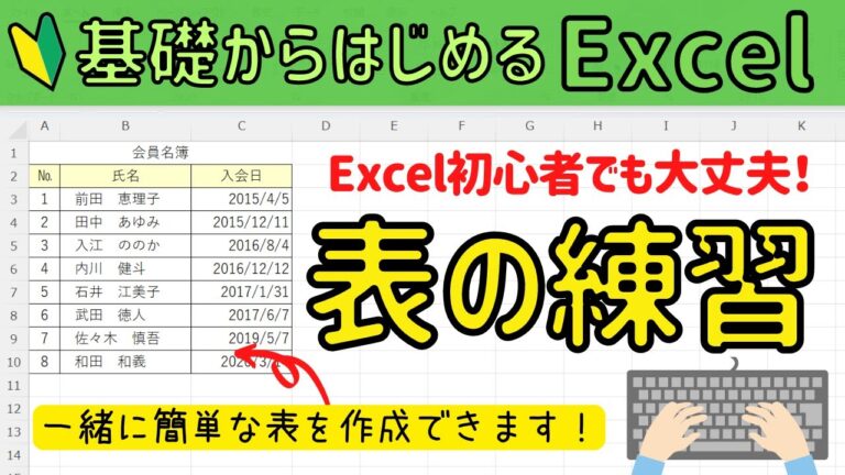 エクセルで簡単に作る料金表の手順